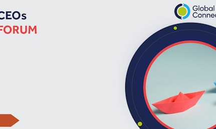 A white page, with the CEOs Forum Branding