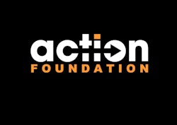 Action Foundation logo black background